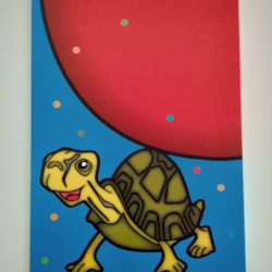 Kaartje schildpad