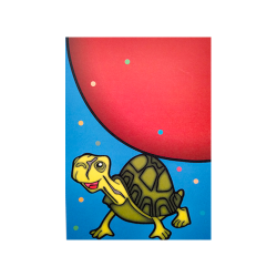 Kaartje schildpad